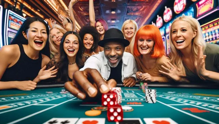 Registration form on an online casino website