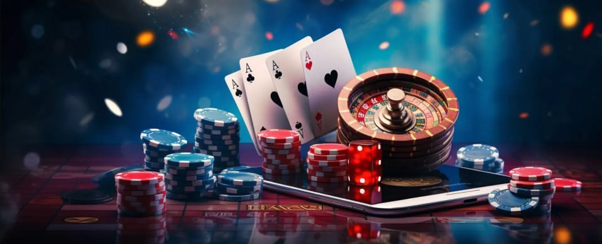 PAGCOR-licensed online poker game in the Philippines with golden chips and cards